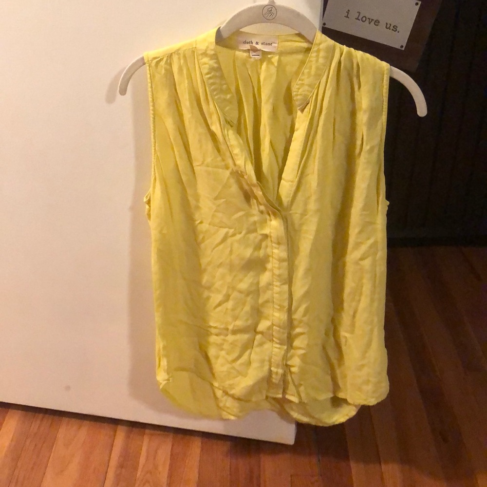 Tunic bright yellow